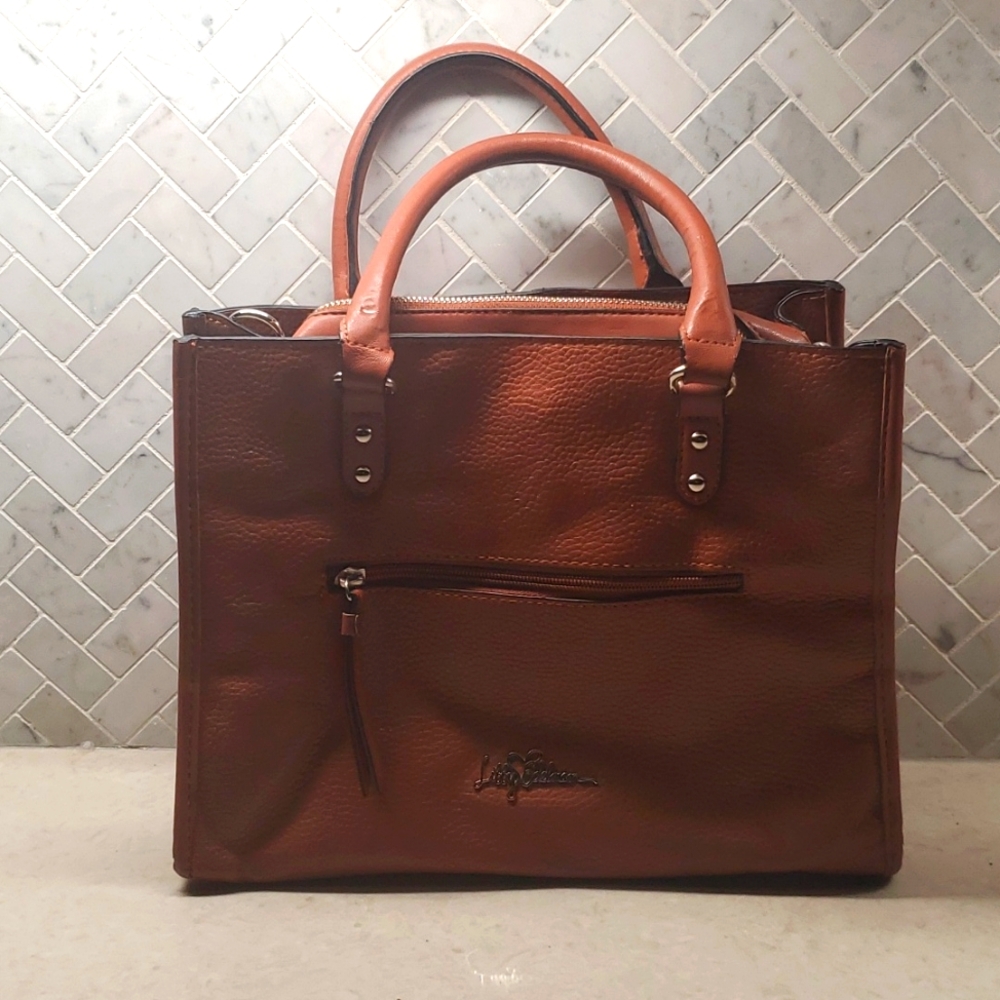 Libby Edelman Brown Shoulder Bag